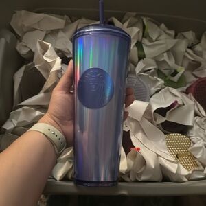 Starbucks Rare Purple Kaleidoscope Dome Cold Cup Tumbler
